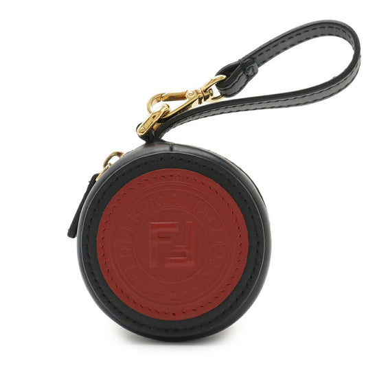 Fendi Ff Tote Bag Leather Nylon Logo