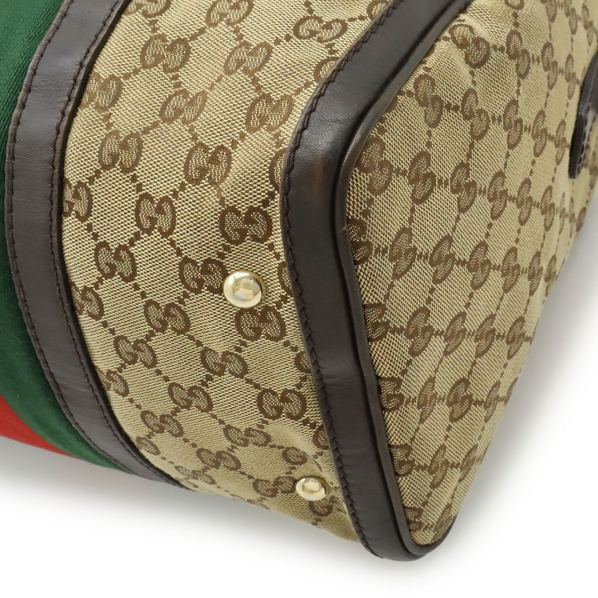 Gucci 2Way Handbag Canvas Travel Bag Handbag 2