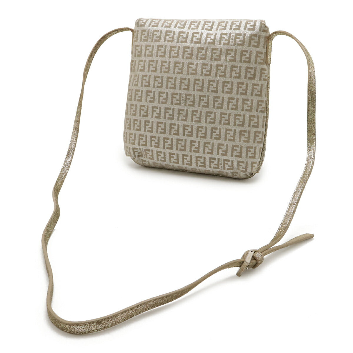 Fendi Zucchino Shoulder Bag Canvas