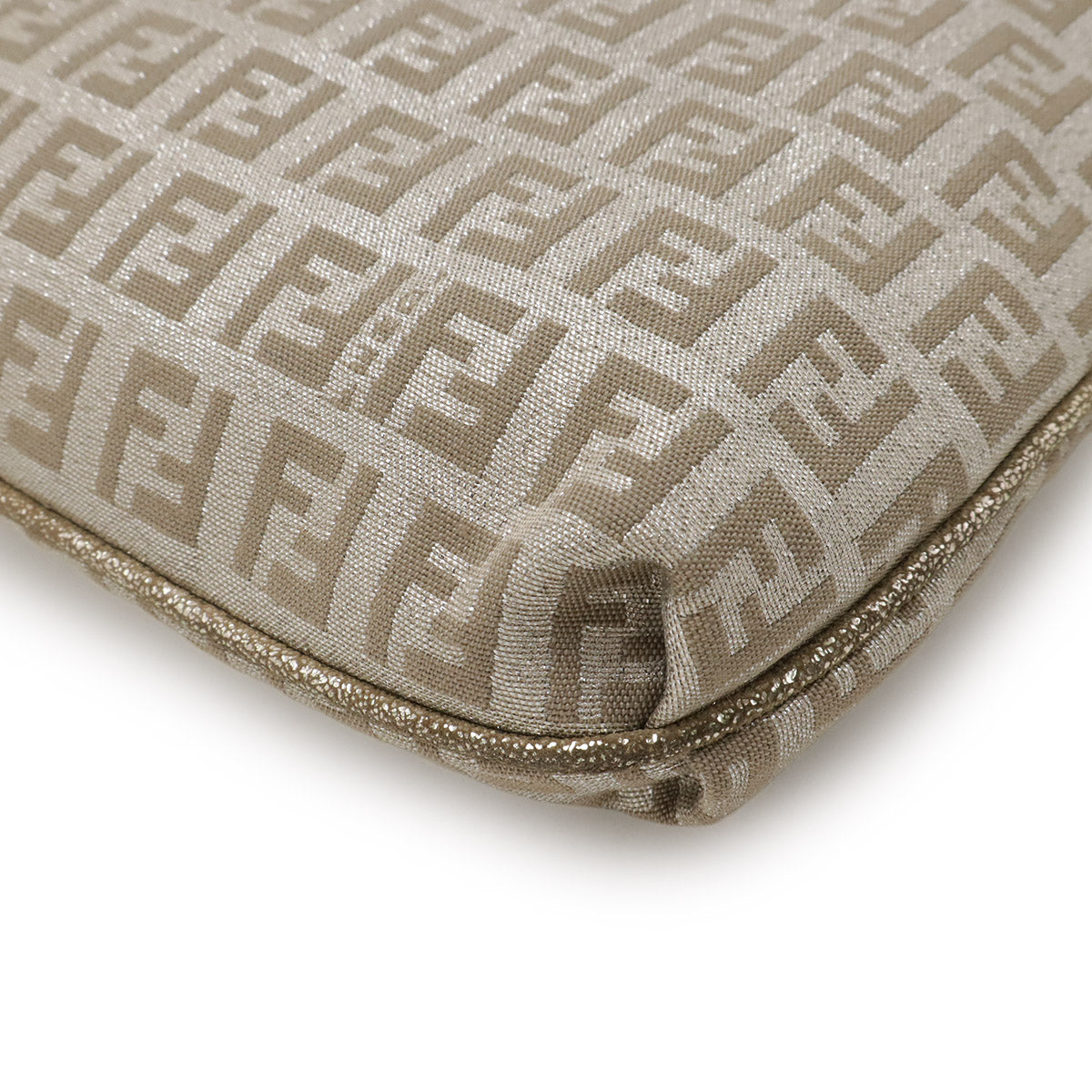 Fendi Zucchino Shoulder Bag Canvas