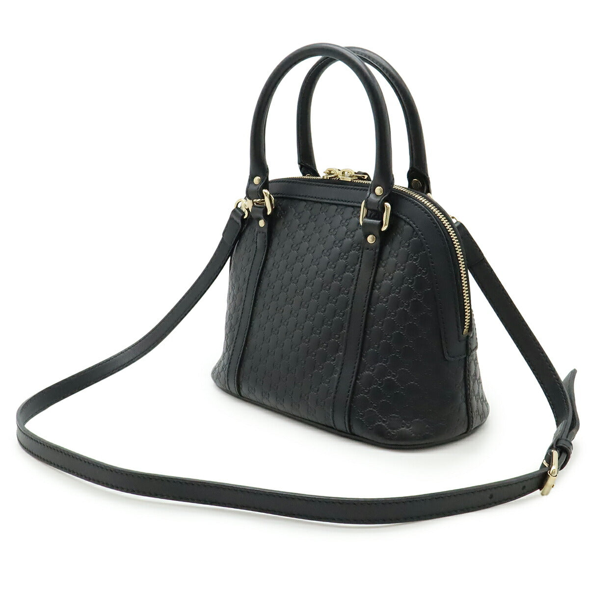 Gucci Microssima 2Way Bag Leather Travel Bag 2Way Bag