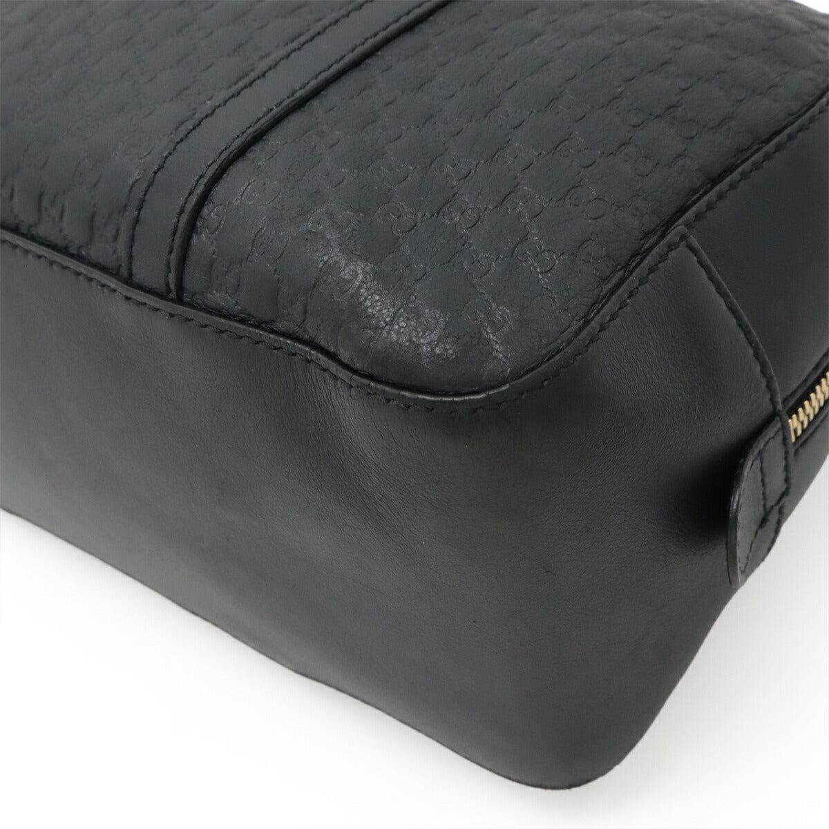 Gucci Microssima Handbag Leather Travel Bag Leather Handbag