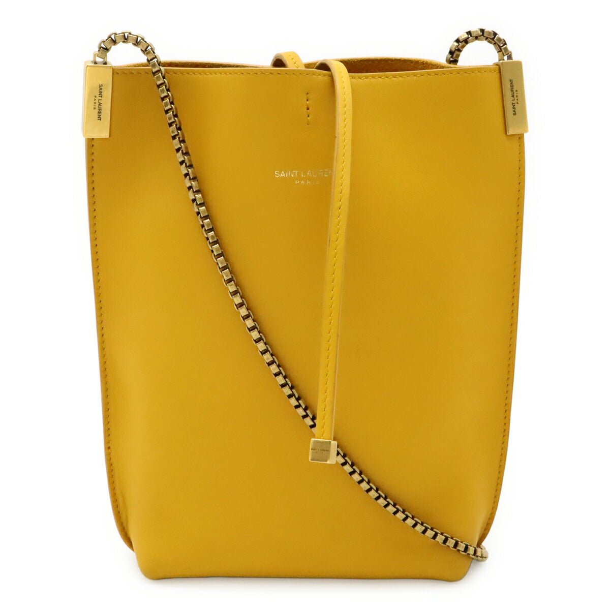 YSL Saint Laurent Hobo Shoulder Bag Leather Small