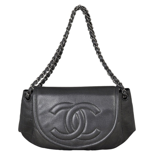 Chanel Half Moon Bag Flap Handbag