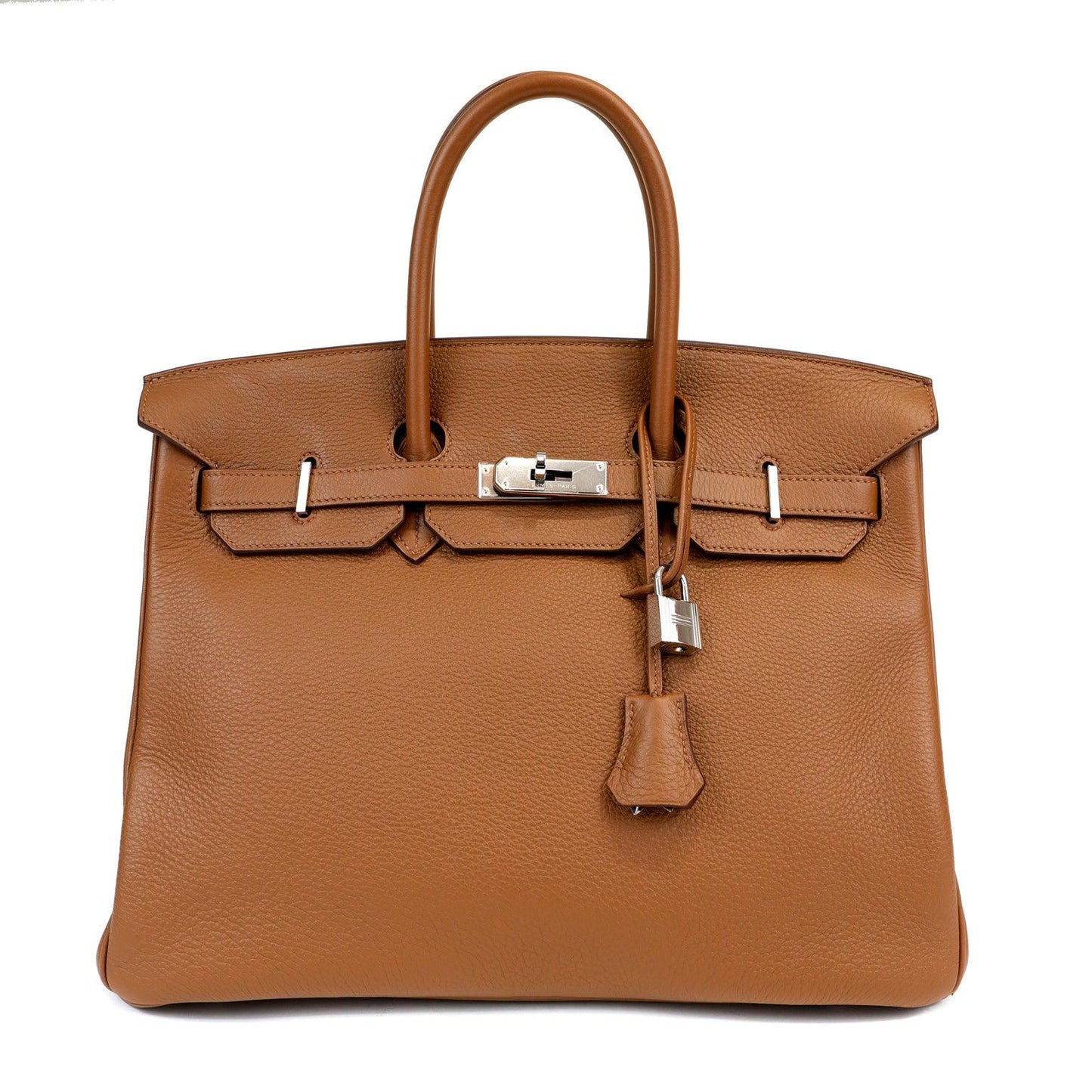 Hermes Bronze Ore Togo Birkin W Palladium Hardware Handbag Travel Bag