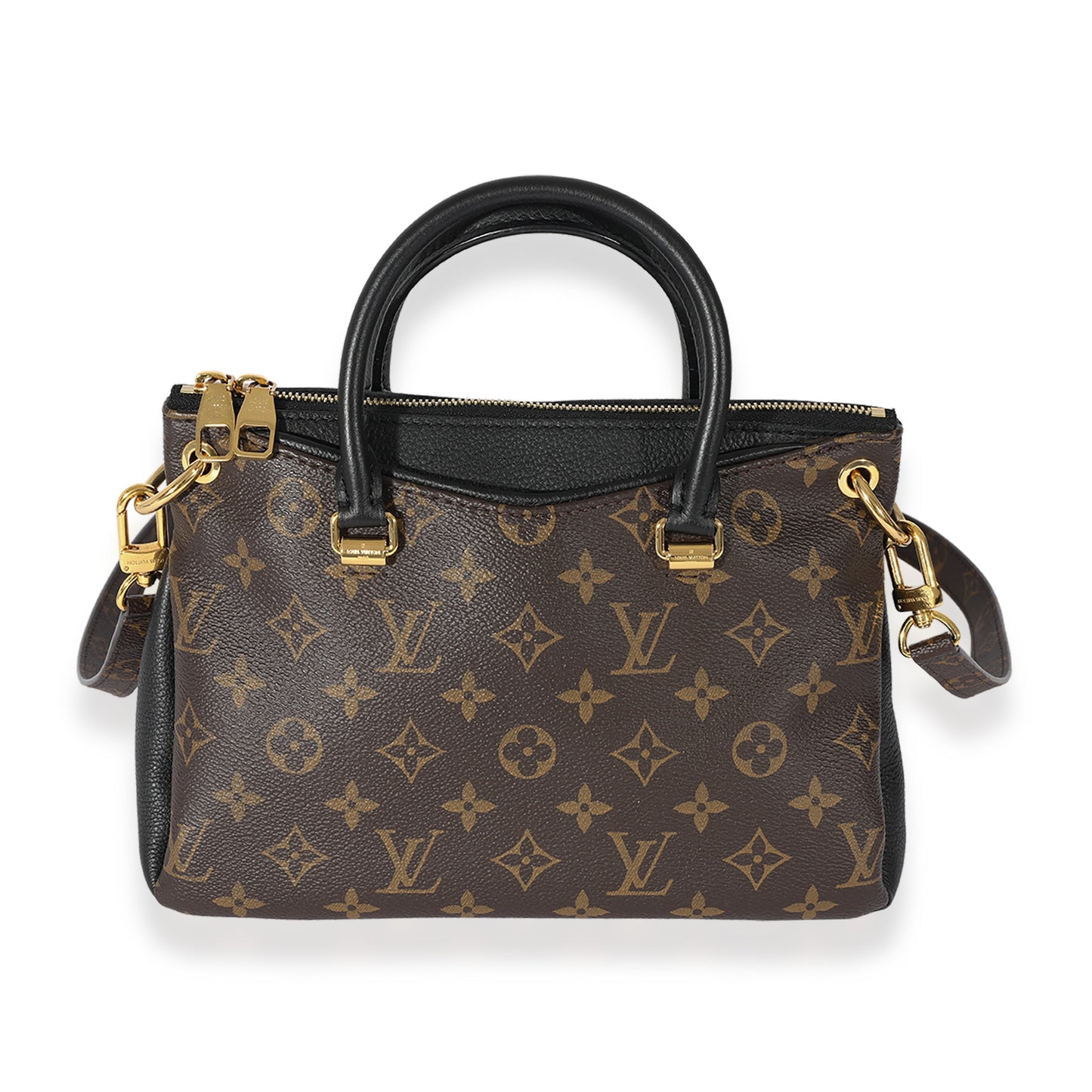 Louis Vuitton Noir Pallas BB Monogram Handbag