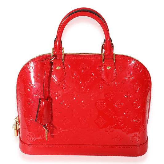 Louis Vuitton Cerise Vernis Alma PM Handbag
