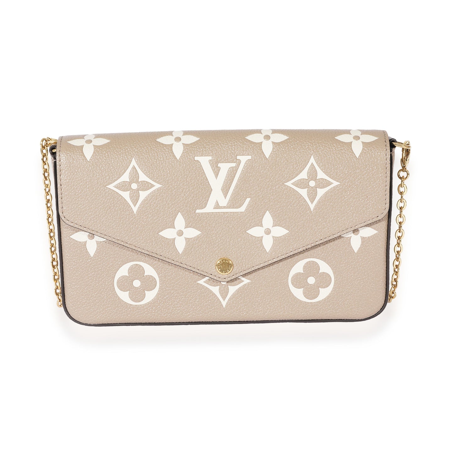 Louis Vuitton Bicolor Empreinte Pochette Felicie Clutch Bag