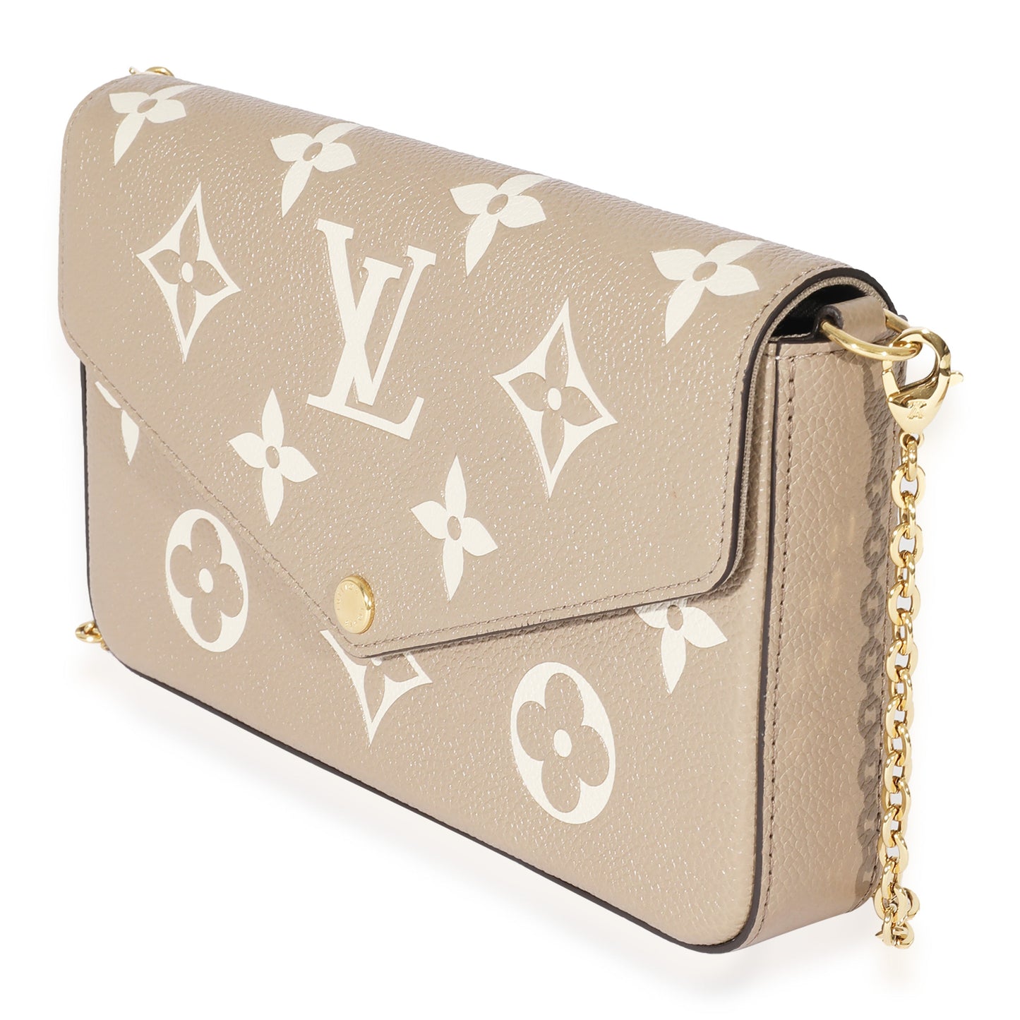 Louis Vuitton Bicolor Empreinte Pochette Felicie Clutch Bag