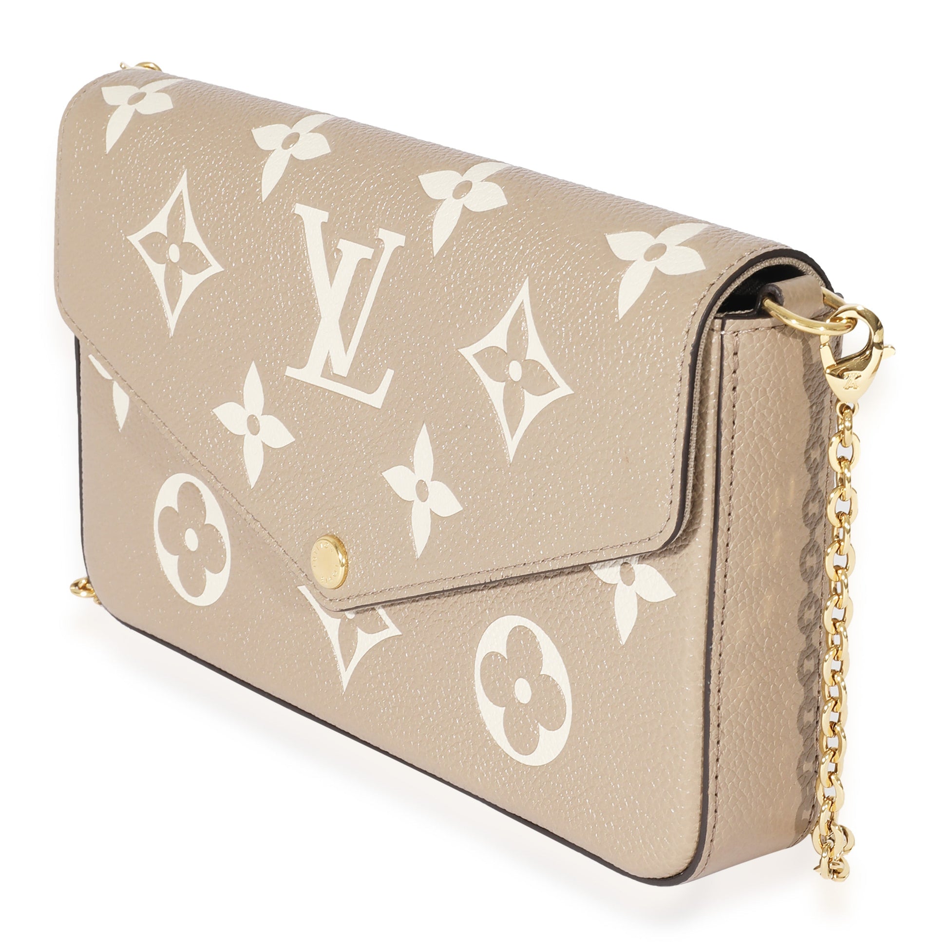 Louis Vuitton Bicolor Empreinte Pochette Felicie Clutch Bag