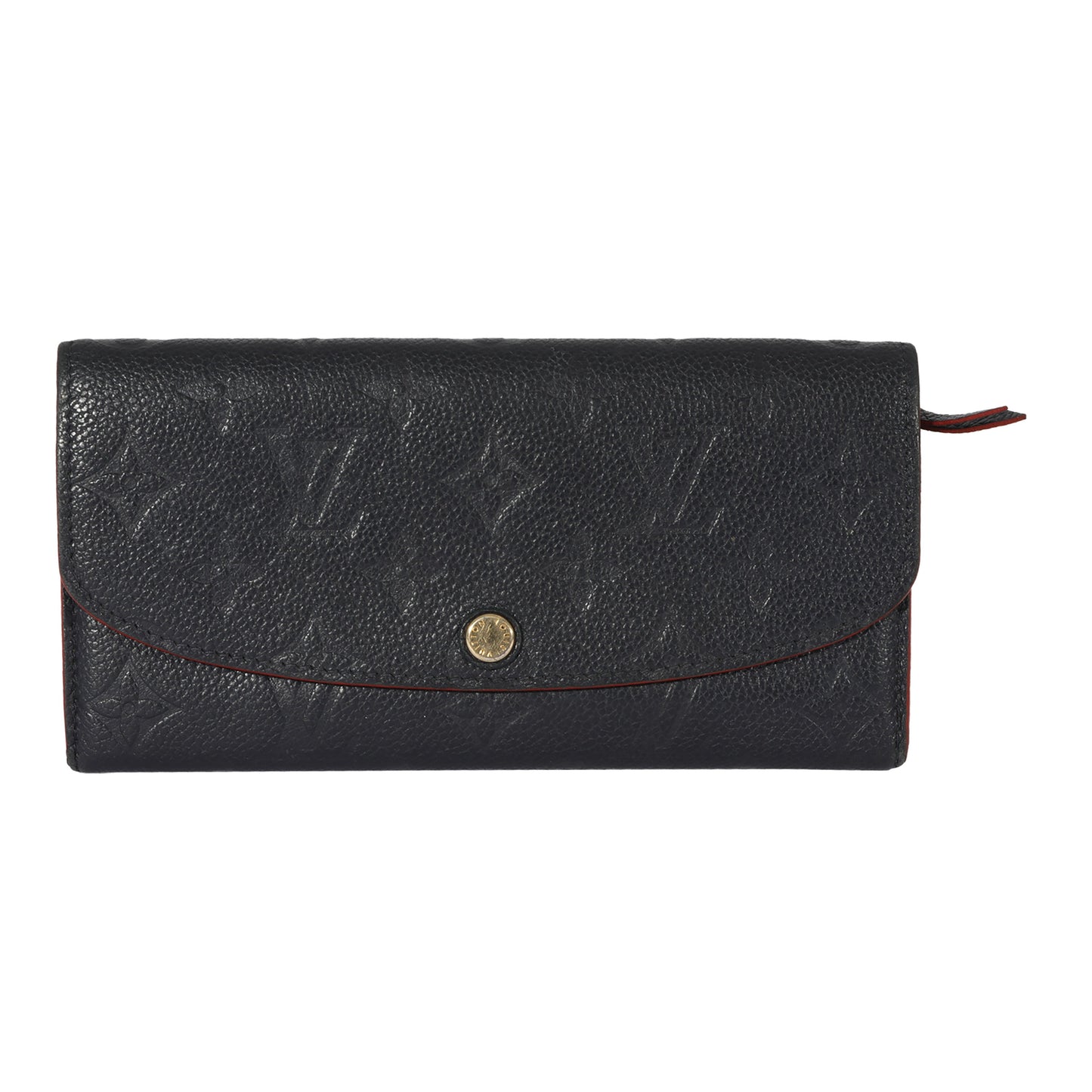 Louis Vuitton Marine Rouge Empreinte Emilie Wallet Case