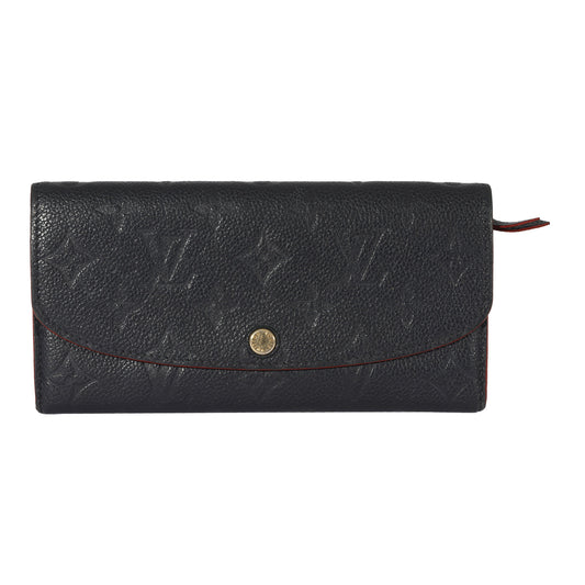 Louis Vuitton Marine Rouge Empreinte Emilie Wallet Case
