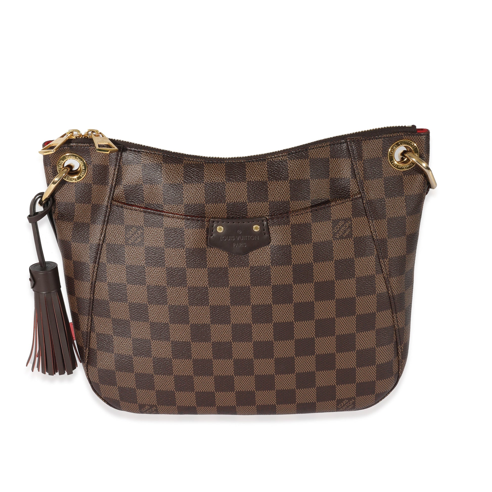 Louis Vuitton Damier Ebene South Bank Besace Canvas Handbag 4