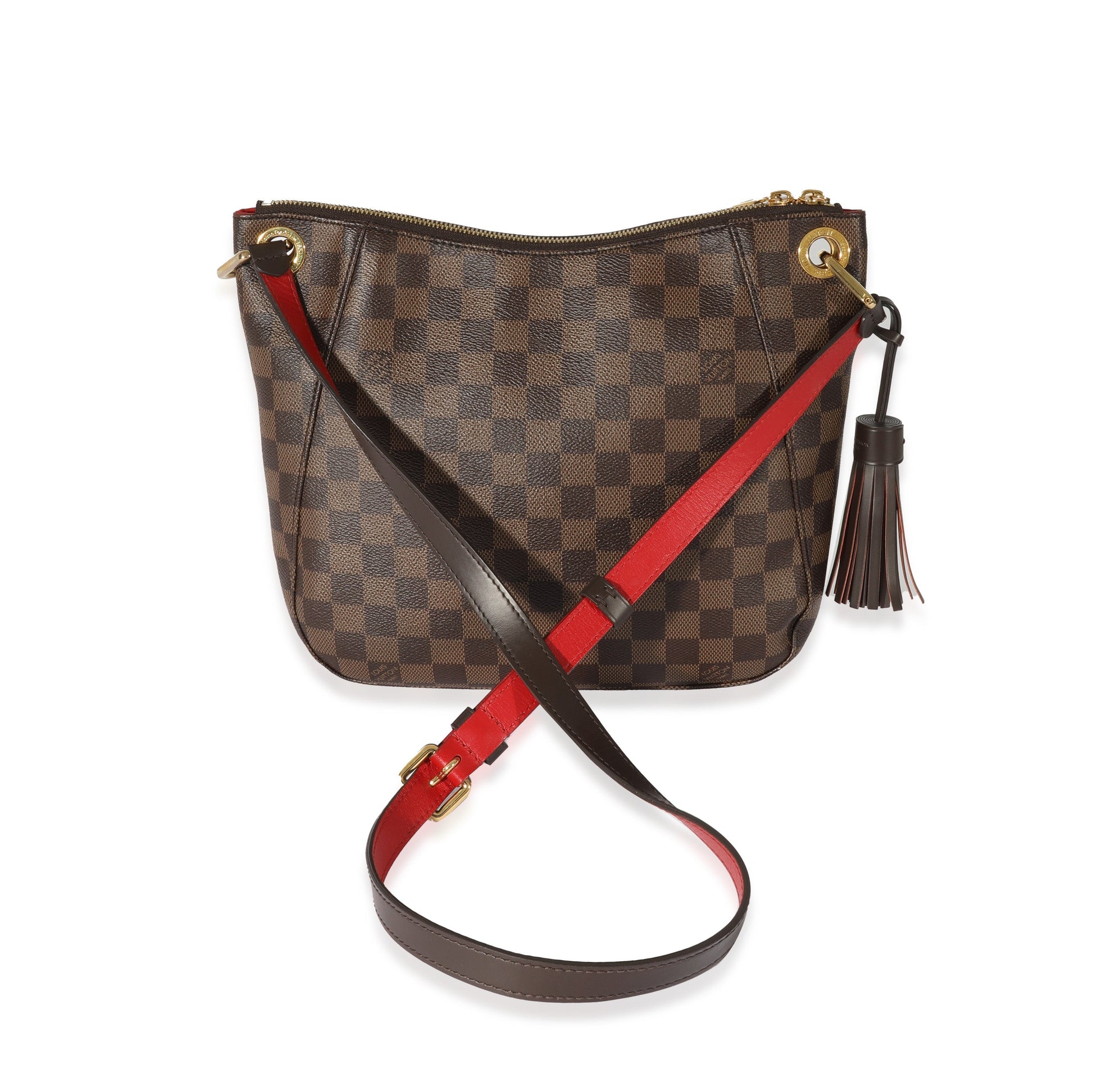 Louis Vuitton Damier Ebene South Bank Besace Canvas Handbag 4