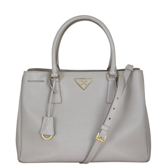 Prada Tote Bag Lux Tote 3 Saffiano Gray Medium