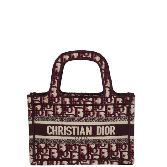 Dior Tote Bag Book Tote 8 Canvas Mini Small