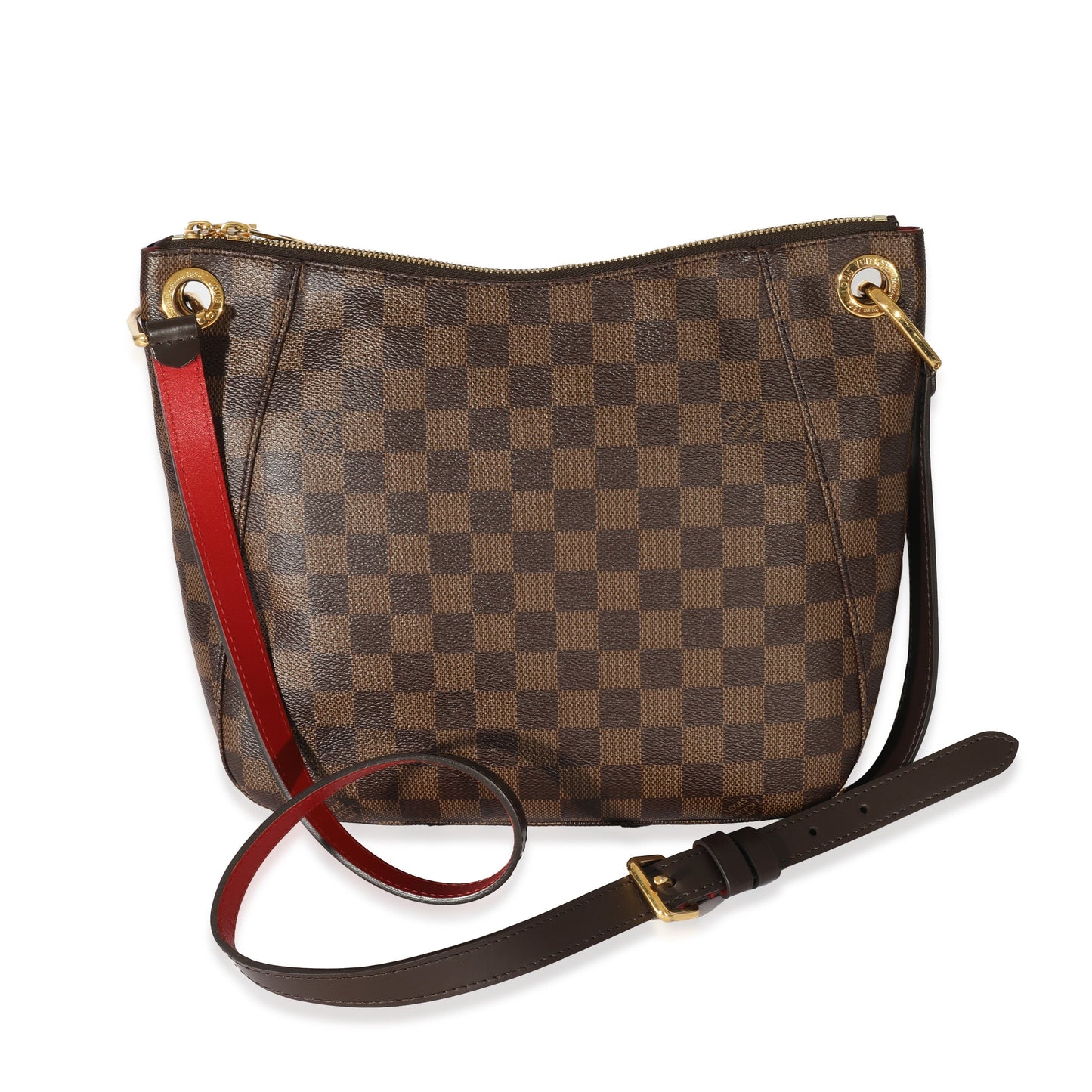 Louis Vuitton Damier Ebene South Bank Besace Canvas Handbag 5