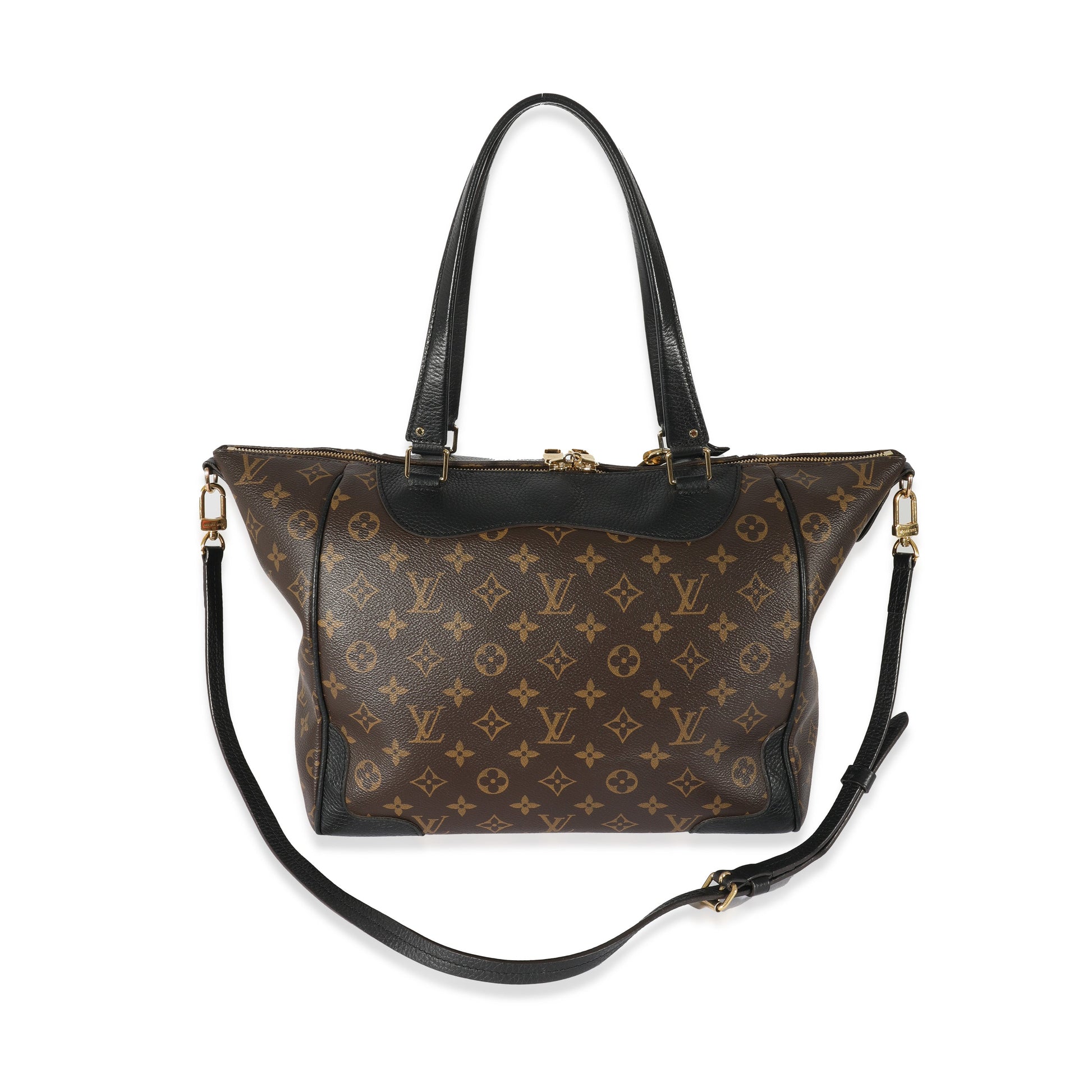 Louis Vuitton Estrela MM Monogram Canvas Black Handbag