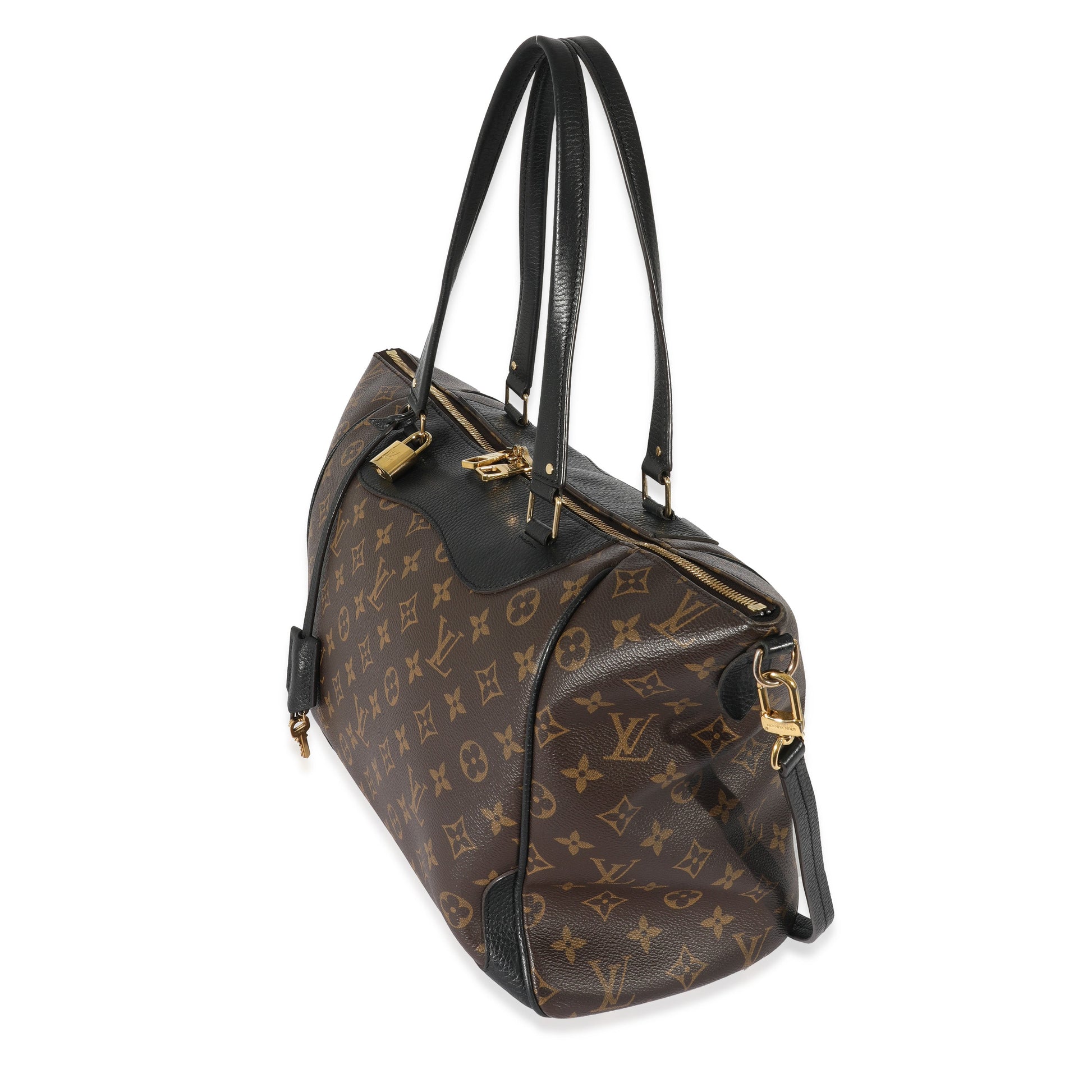 Louis Vuitton Estrela MM Monogram Canvas Black Handbag