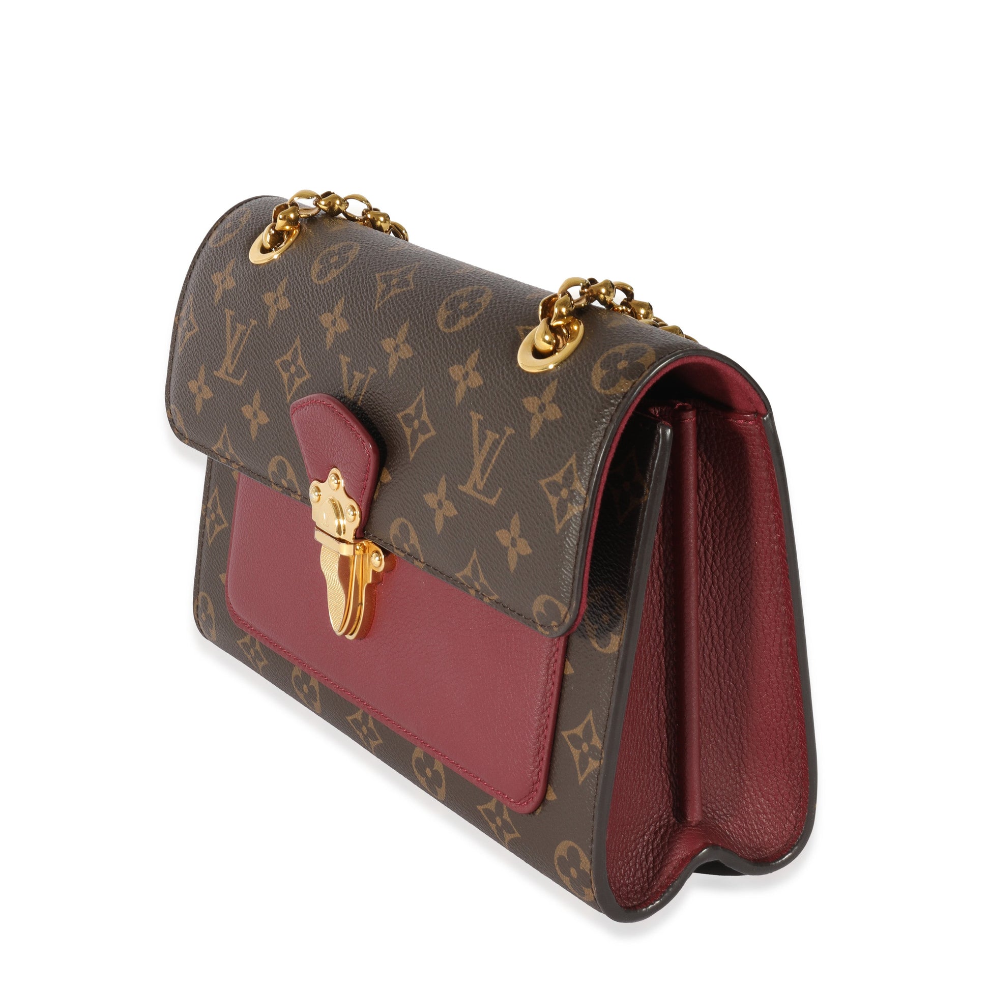 Louis Vuitton Raisin Victoire Monogram Canvas Chain Handbag