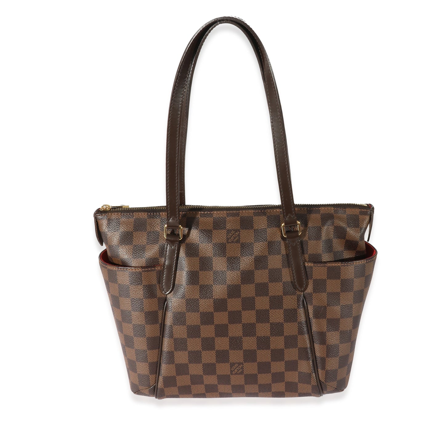 Louis Vuitton Damier Ebene Totally PM Monogram Handbag