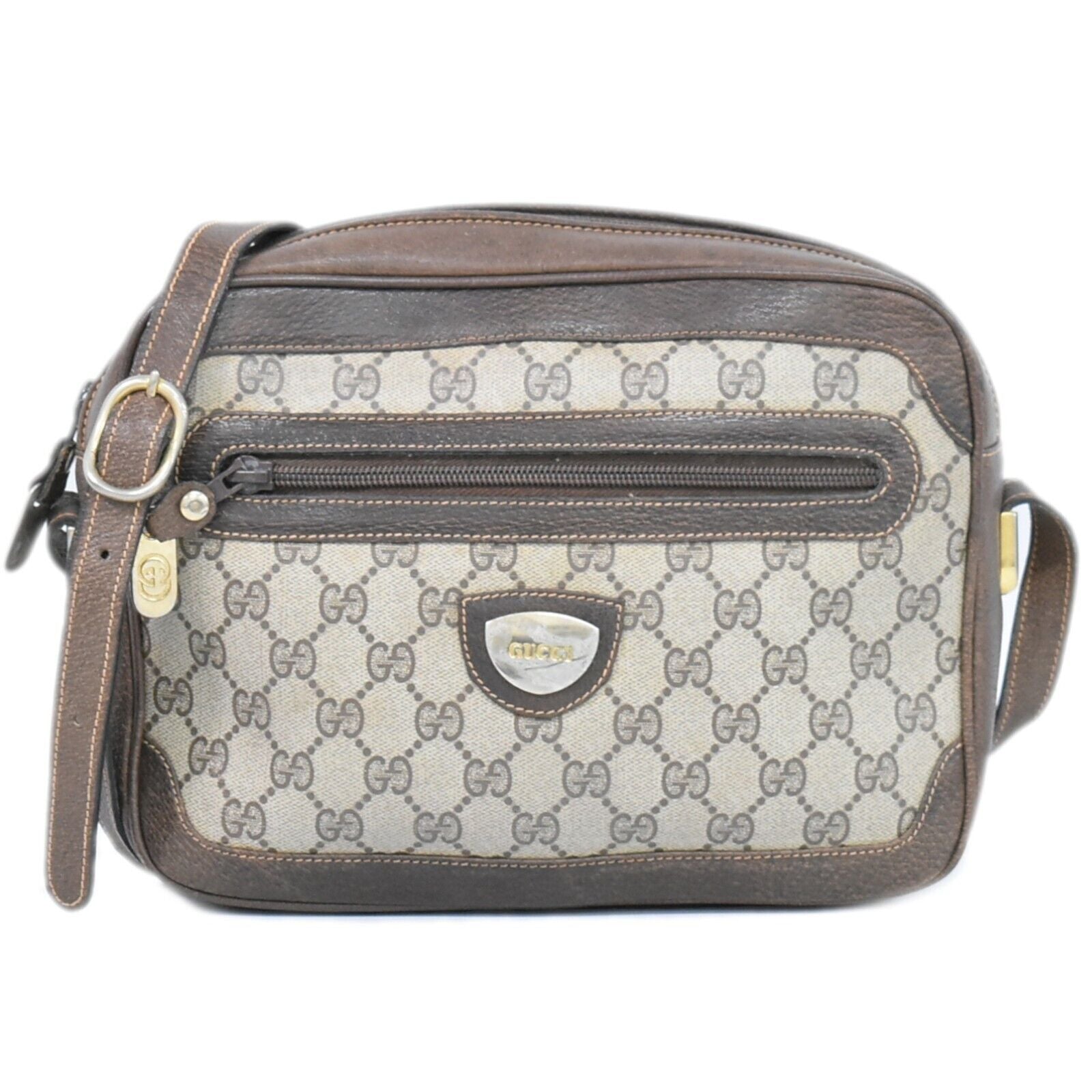 Gucci Shoulder Bag Canvas Canvas 1459