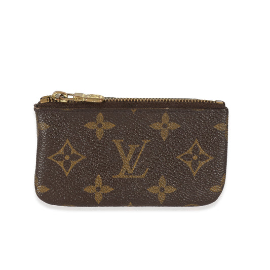 Louis Vuitton Key Pouch Monogram Canvas Handbag 6