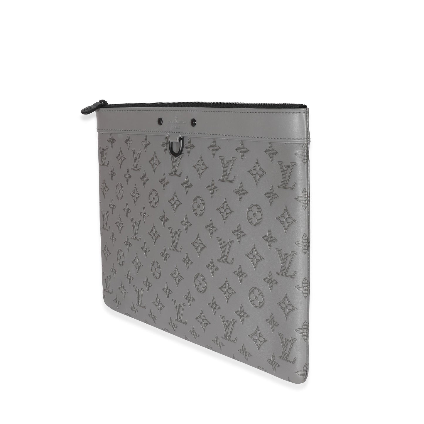 Louis Vuitton Charcoal Shadow Discovery Pouch GM Monogram Grey Handbag
