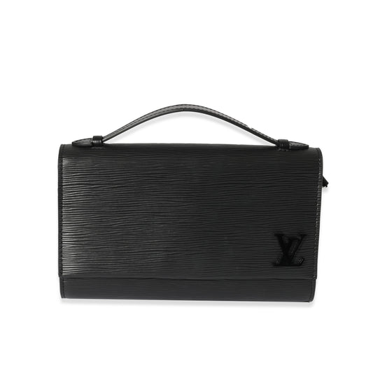 Louis Vuitton Epi Clery Black Handbag