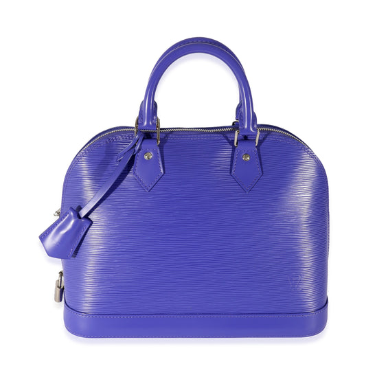 Louis Vuitton Purple Figue Epi Alma PM Handbag