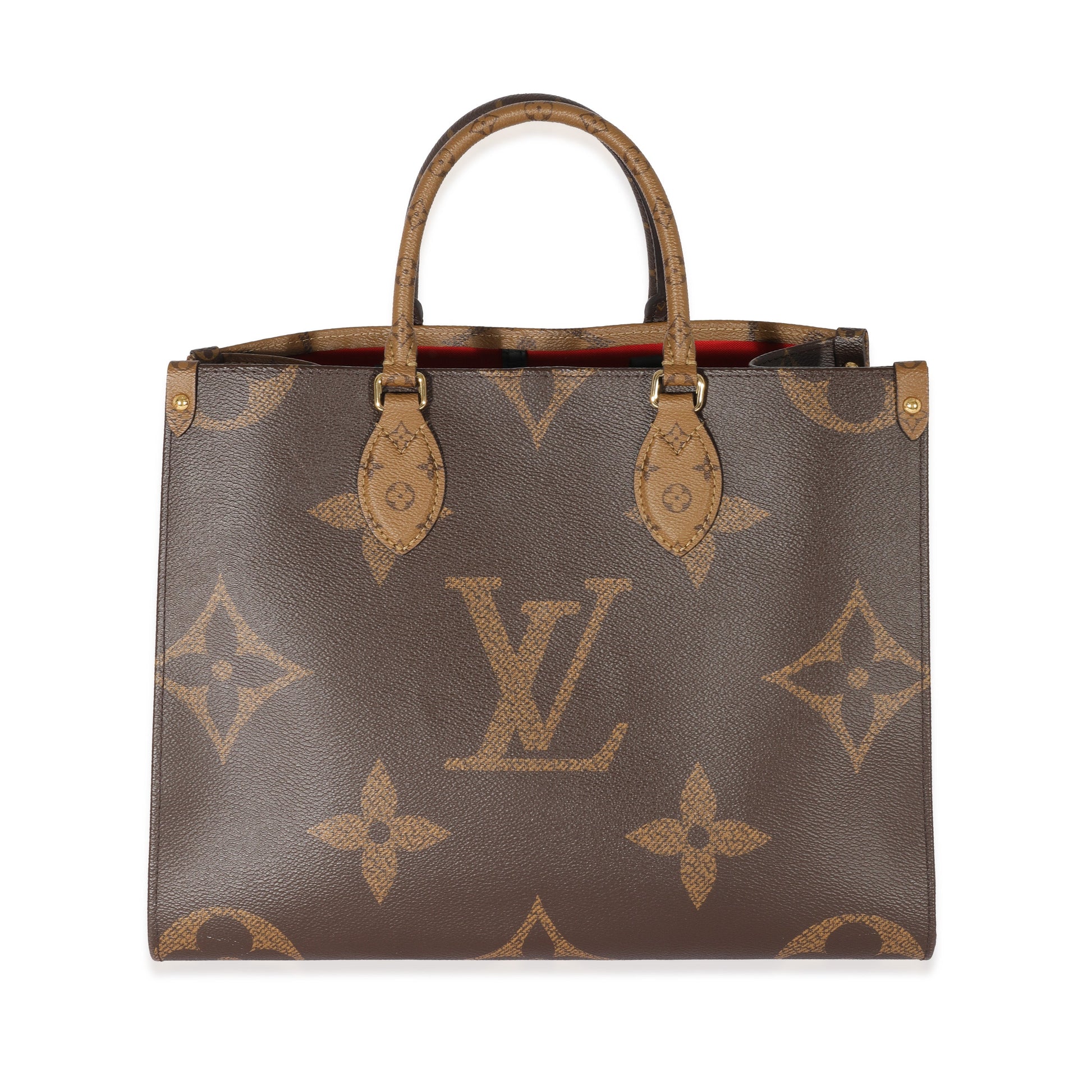 Louis Vuitton Reverse Onthego MM Monogram Canvas Handbag 3