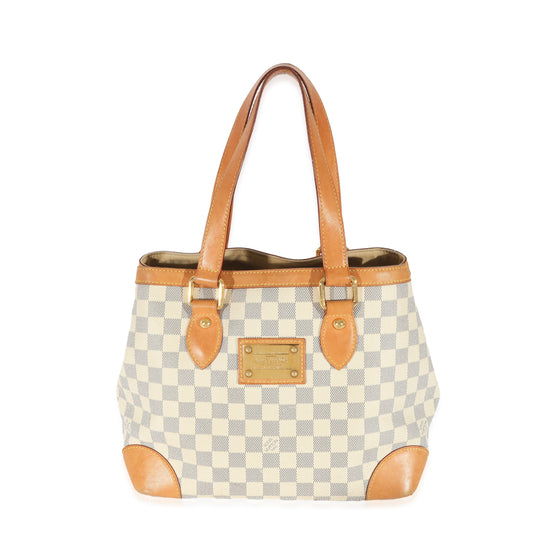 Louis Vuitton Damier Azur Hampstead PM Canvas Handbag Hampstead Pm