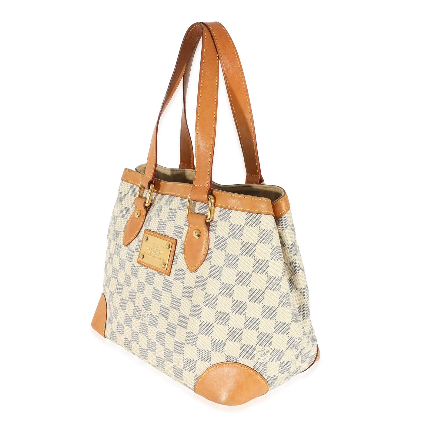 Louis Vuitton Damier Azur Hampstead PM Canvas Handbag Hampstead Pm