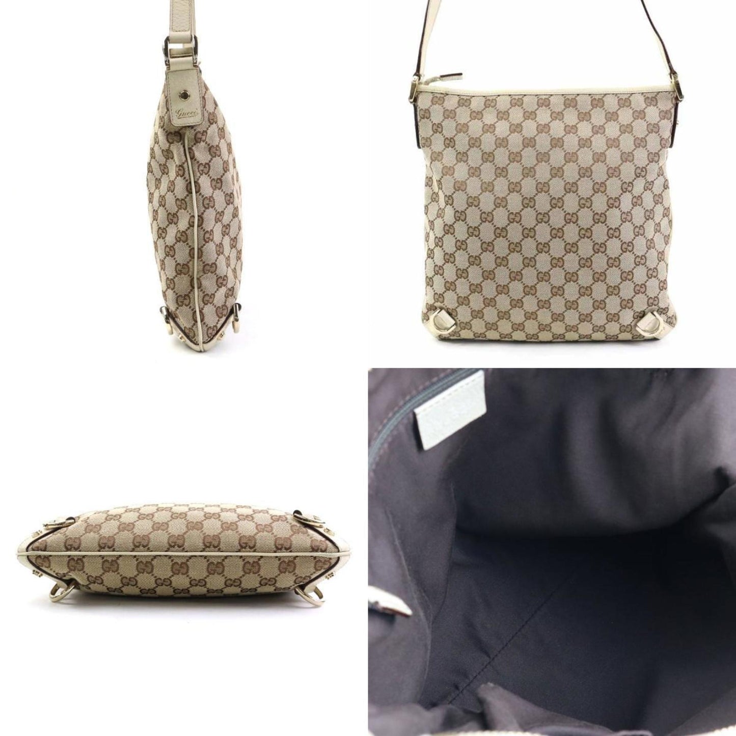 Gucci Shoulder Bag Canvas Canvas 1552