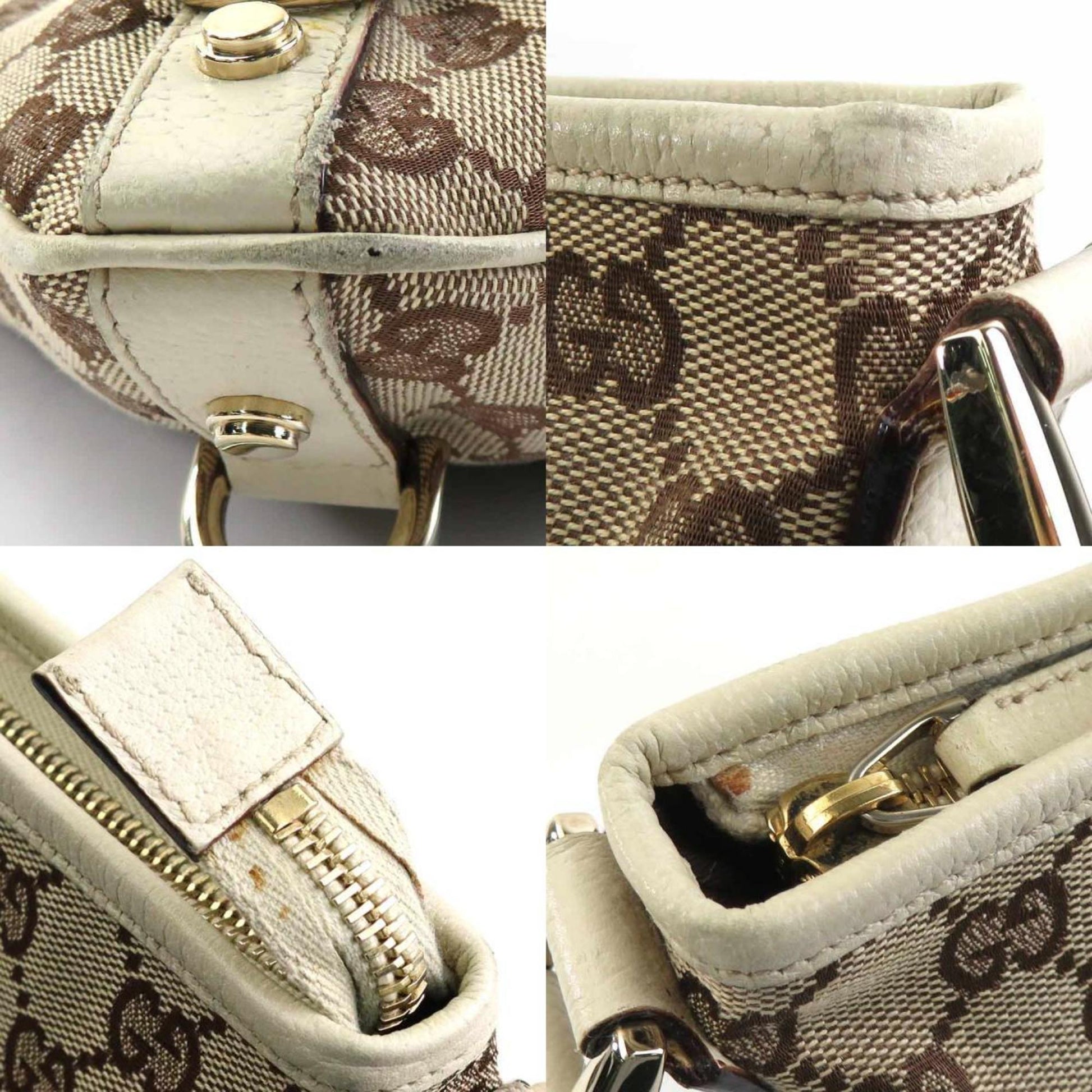 Gucci Shoulder Bag Canvas Canvas 1552