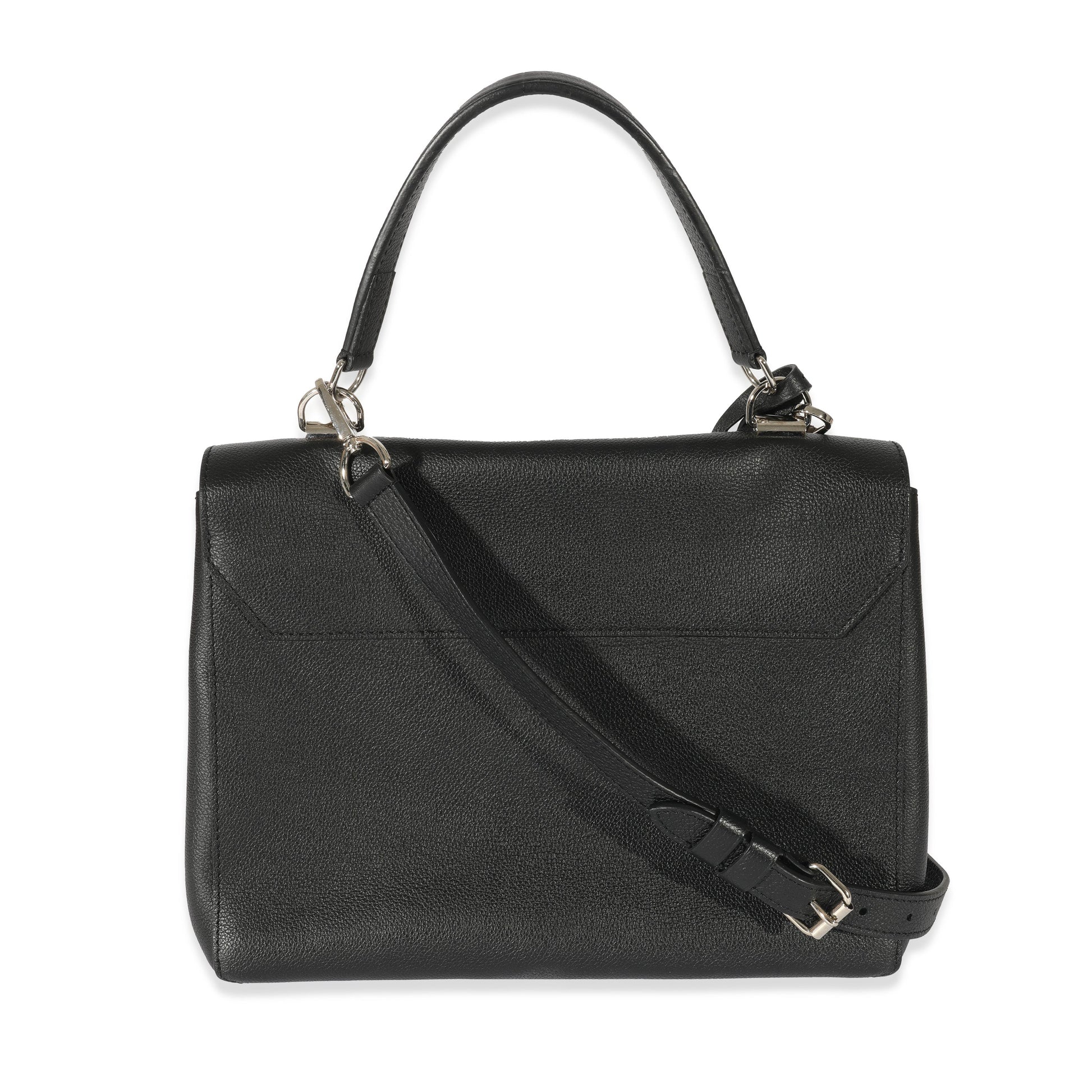 Louis Vuitton LockMe II Leather Black Handbag