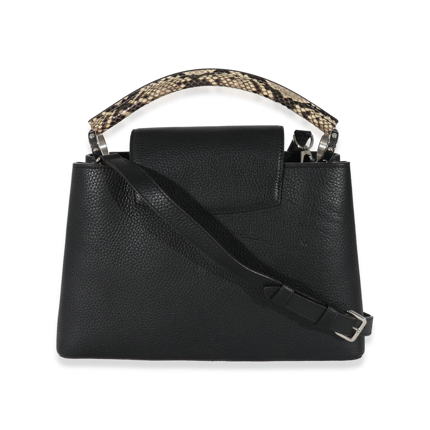 Louis Vuitton Taurillon Capucines PM Python Black Hat