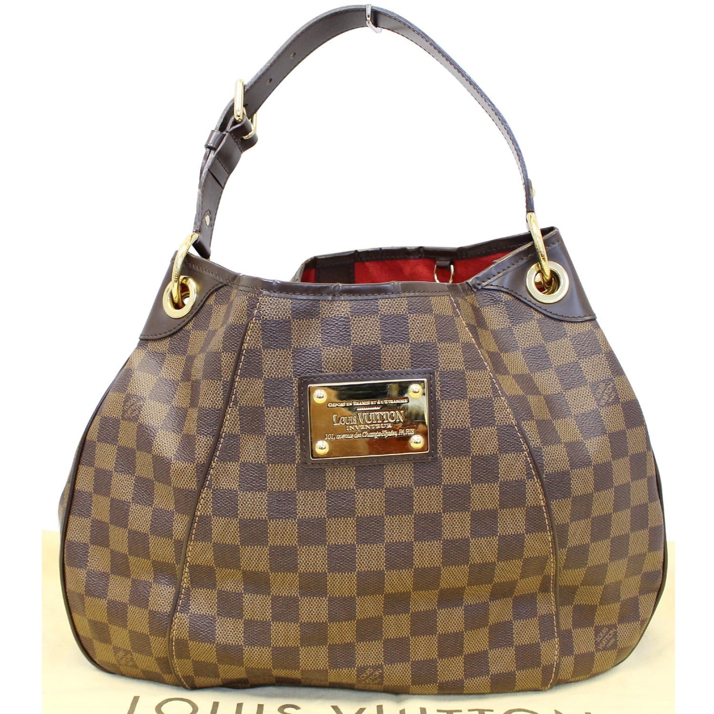 Louis Galliera Pm Damier Ebene Shoulder Bag
