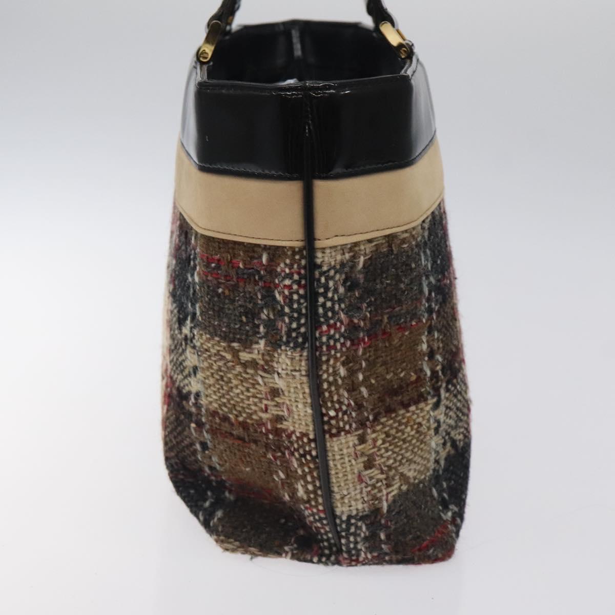Burberry Tote Bag Canvas Brown