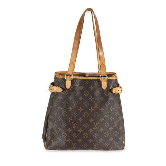Louis Vuitton Vertical Batignolles Monogram Canvas Handbag