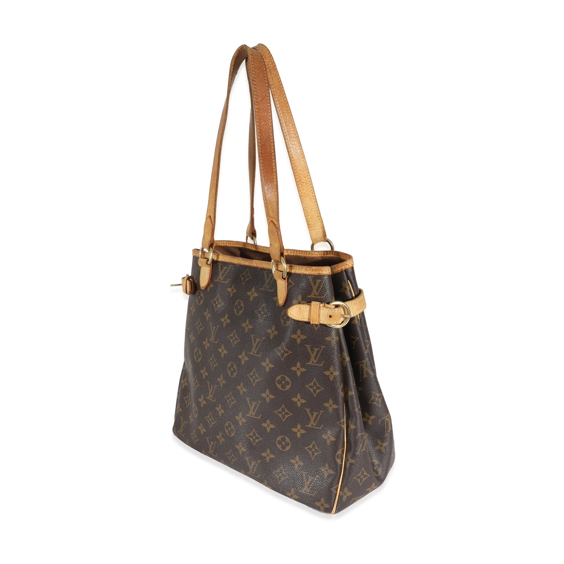 Louis Vuitton Vertical Batignolles Monogram Canvas Handbag