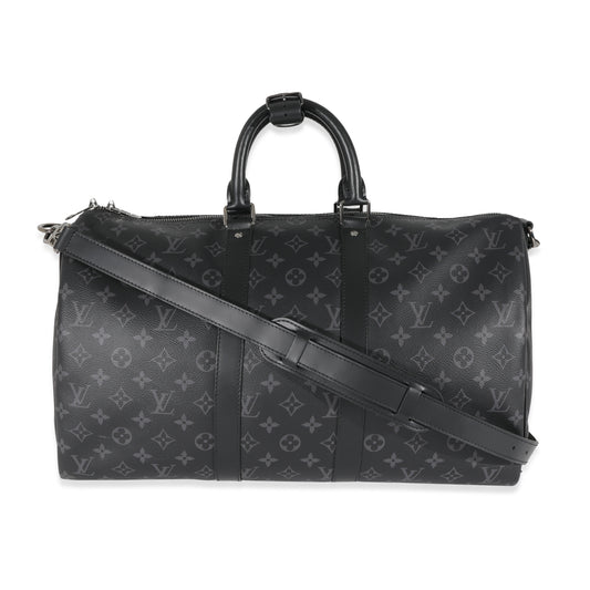 Louis Vuitton Eclipse Keepall Bandouliere 45 Monogram Handbag