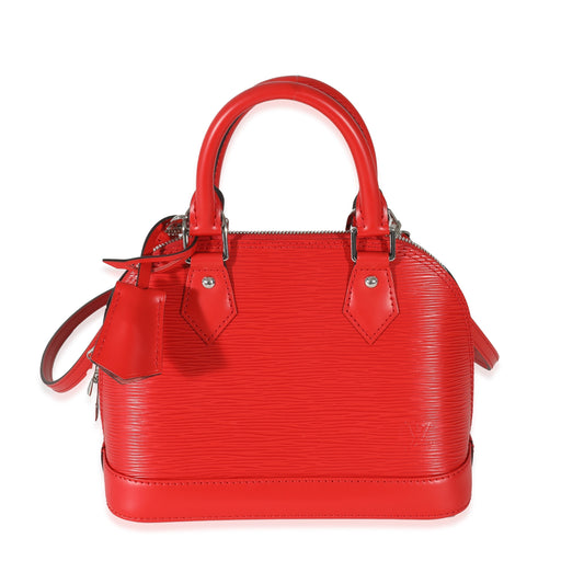 Louis Vuitton Epi Coquelicot Alma BB Handbag