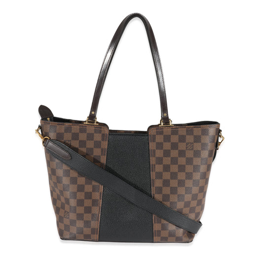 Louis Vuitton Damier Ebene Taurillon Jersey Canvas Tote Bag