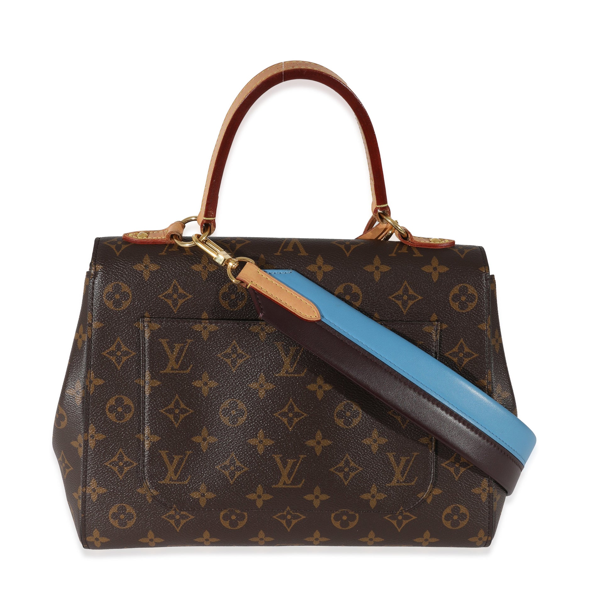 Louis Vuitton Glacial Cluny MM Monogram Canvas Blue Handbag
