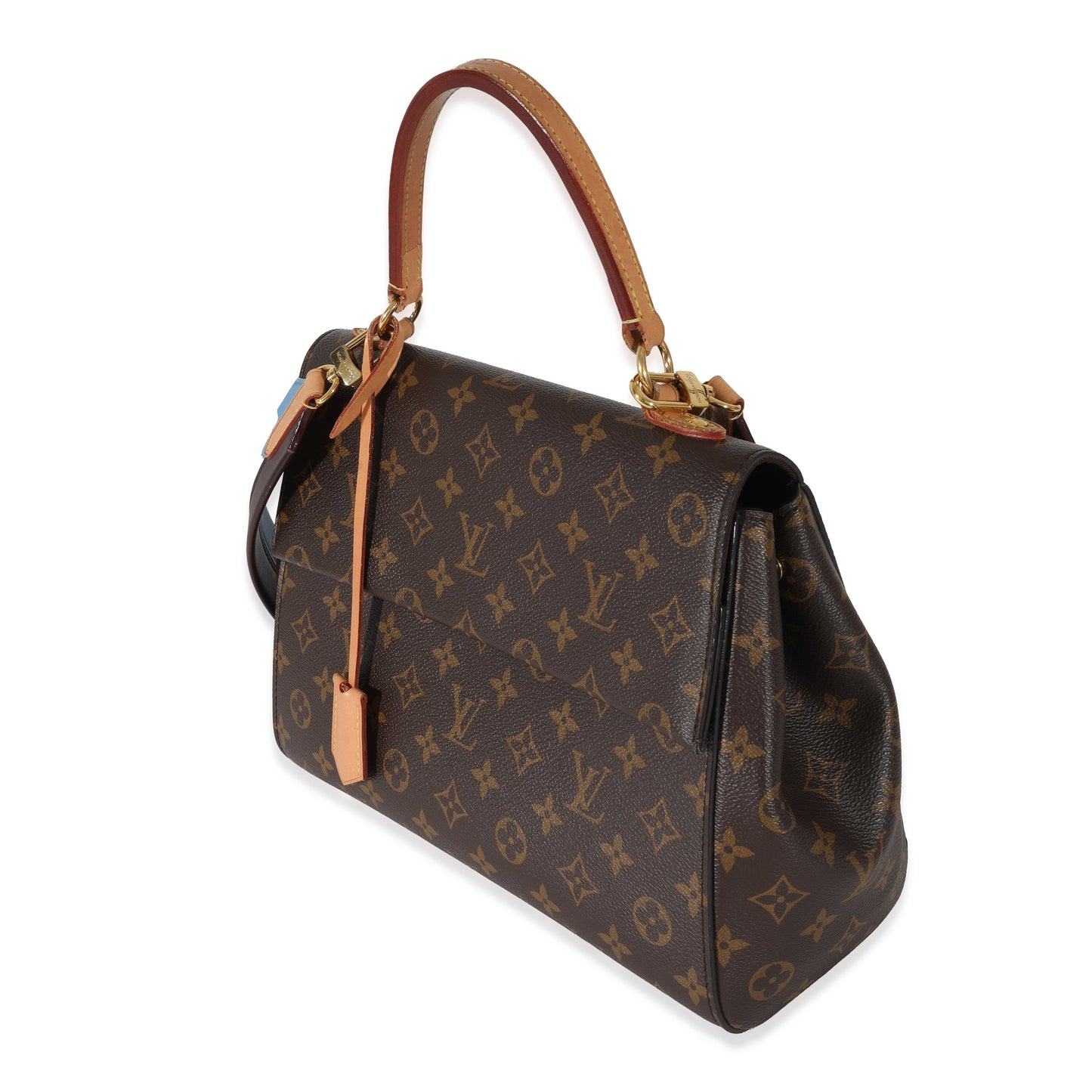 Louis Vuitton Glacial Cluny MM Monogram Canvas Blue Handbag