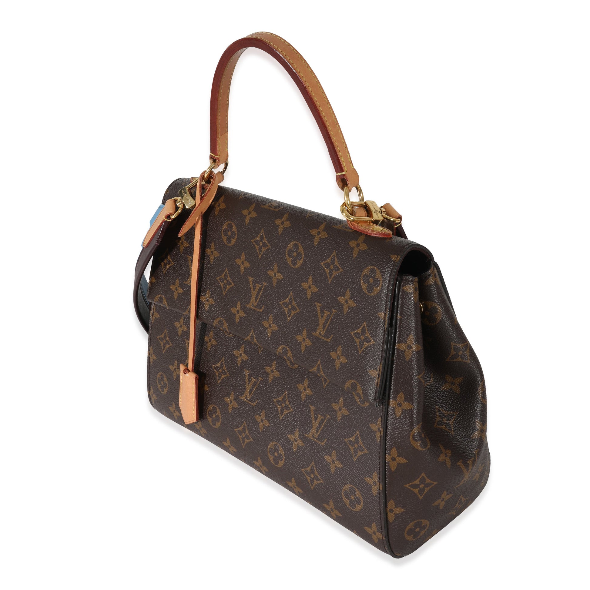 Louis Vuitton Glacial Cluny MM Monogram Canvas Blue Handbag