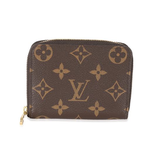Louis Vuitton Zippy Coin Purse Monogram Canvas Wallet Case Coin Purse
