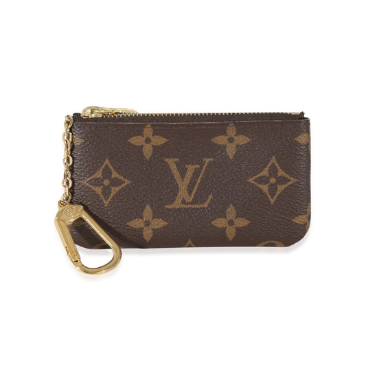 Louis Vuitton Key Pouch Monogram Canvas Handbag 7