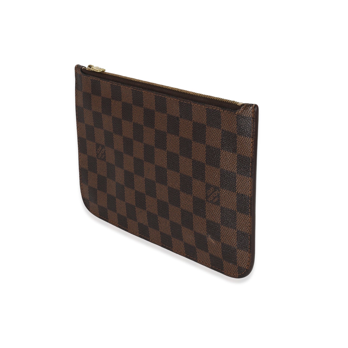 Louis Vuitton Damier Ebene Neverfull Pochette Canvas Tote Bag